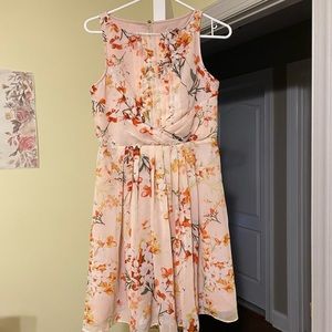 Dress Barn Floral Chiffon Dress
